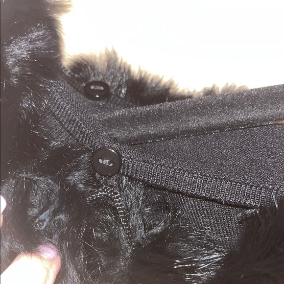 Belldini women’s Black Rabbit Fur-Trimmed Sweater NWT 3X - Picture 6 of 12